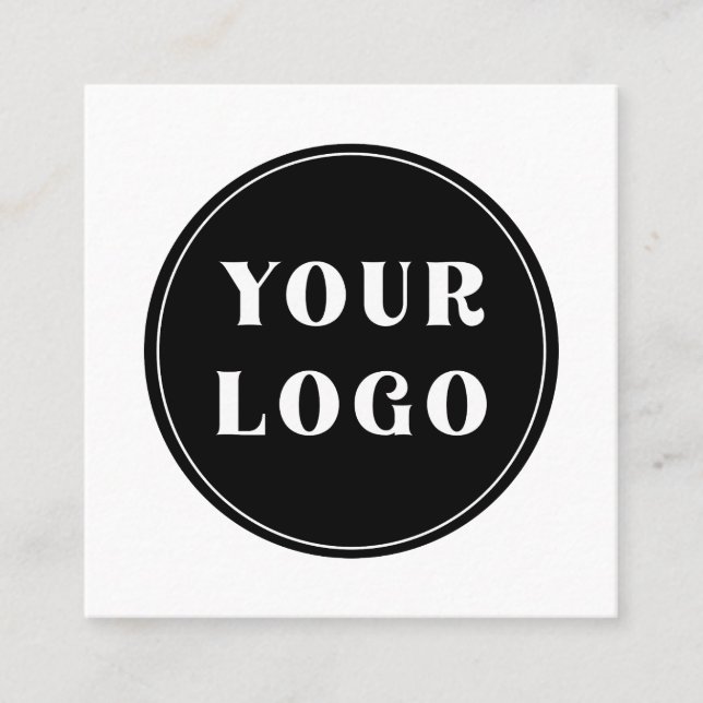 anpassningsbar, unik, elegant och minimalistisk rabattkort (Framsida)