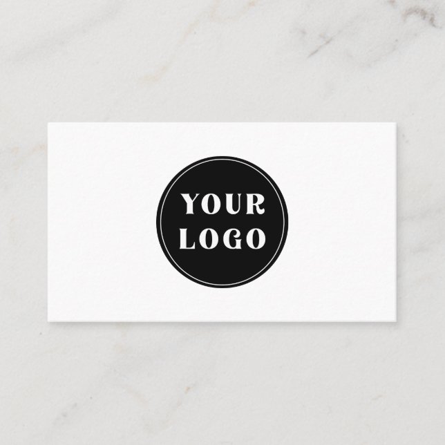 anpassningsbar, unik, elegant och minimalistisk visitkort (Framsida)