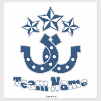 Anpassningsbar Unik Personlig Horseshoe Klistermärken