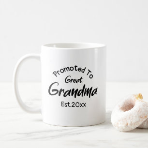 Anpassningsbar Uppflyttad Till Gammal Farmor Kaffemugg