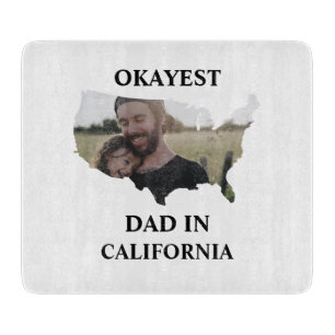 Anpassningsbar USA fotot Okayest pappa Fars dag