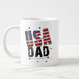 ANPASSNINGSBAR USA PAPPA JUMBO MUGG