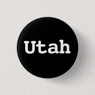 Anpassningsbar Utah-typografi Knapp