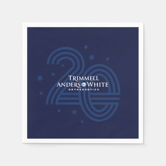 ANPASSNINGSBAR UTSKRIFTSORDER för Kelsey - 20:e in Pappersservett (Framsidan)