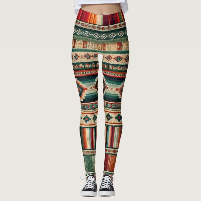 ANPASSNINGSBAR UTTRYCK - "OAXACA" LEGGINGS (Framsida)