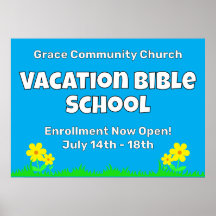 Anpassningsbar Vacation Bible School Flowers