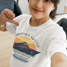 Anpassningsbar Vacation i Retro Family Cruise Resa