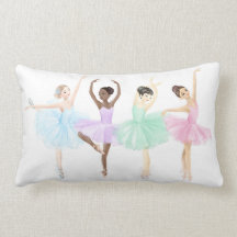 Anpassningsbar vacker Ballerinas Cushion
