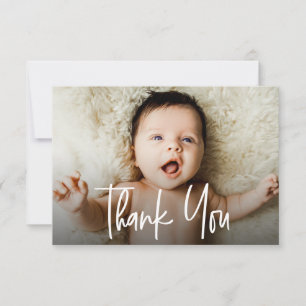 Anpassningsbar Vågrät Baby Photo Birth Handletteri Meddelande