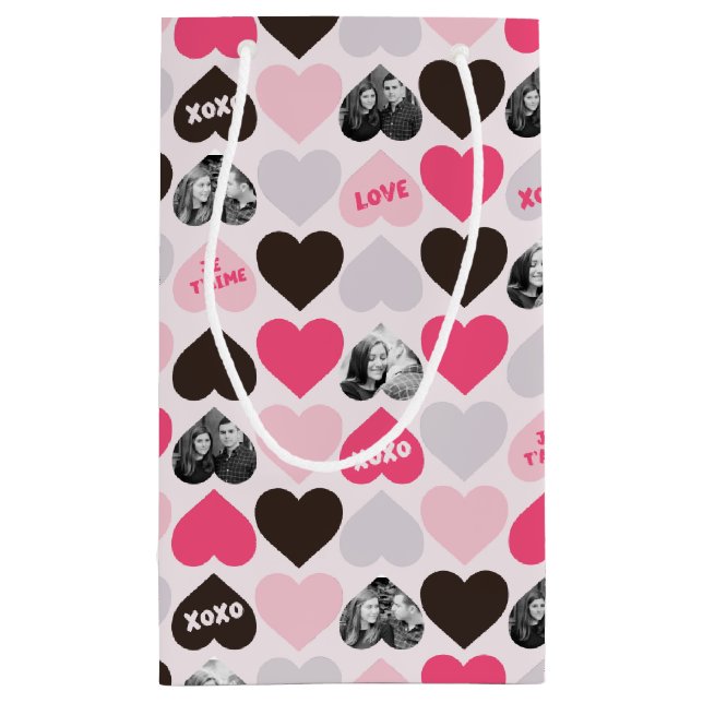 Anpassningsbar Valentindagen Heart Photo Collage (Baksidan)