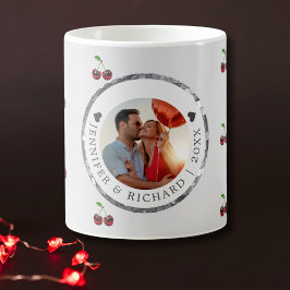 Anpassningsbar Valentindagen Mugg med Cherry