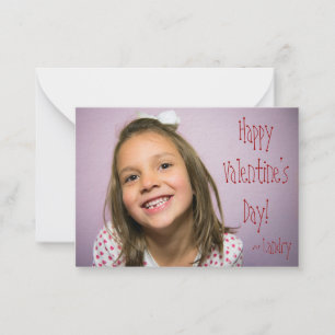 Anpassningsbar Valentine för barn with Ord Search Anteckningskort