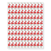 ANPASSNINGSBAR VALENTINE HEARTS TEMPORARY TATOOS T