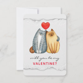 Anpassningsbar Valentines day - platta tack - ditt Kort