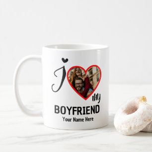 Anpassningsbar Valentines Heart Photo I Kärlek Min Kaffemugg
