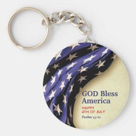 Anpassningsbar VÄLSIGNA DIG AMERIKA Nyckelring