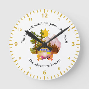 Anpassningsbar VAN Life ÄVENTYR Christian Rund Klocka