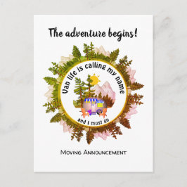 Anpassningsbar VAN LIFE SOM KALLAR MIN NAMN Flytta Meddelande Vykort