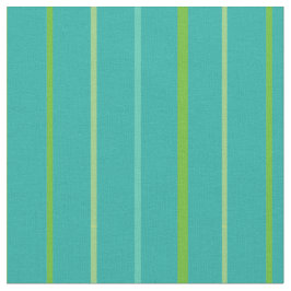 Anpassningsbar Vår Rand på Teal Mönster Fabric Tyg