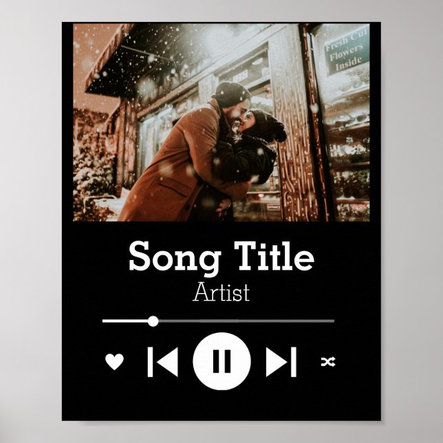 Anpassningsbar Vår Sång Poster (Framsidan)