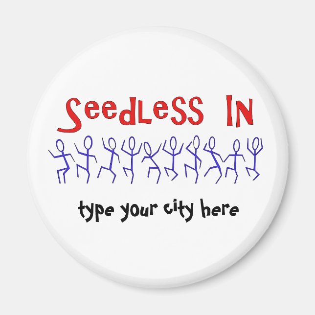 Anpassningsbar Vasectomy Firande Magnet (Framsidan)