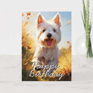 Anpassningsbar Väster Highland White Terrier Tack Kort