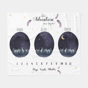 Anpassningsbar Vattenfärgsdelsten för äventyr-t Fleecefilt