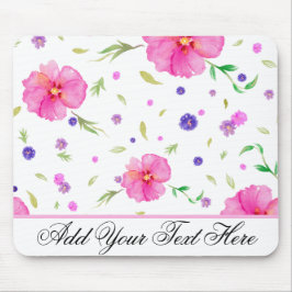 Anpassningsbar Vattenfärgsmusknapp - naturgåva för Musmatta