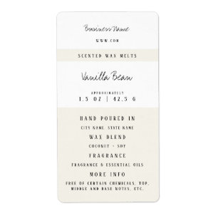 Anpassningsbar Vax Melt-etiketter Fraktsedel