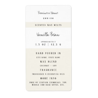 Anpassningsbar Vax Melt-etiketter Fraktsedel