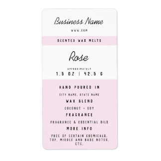 Anpassningsbar Vax Melt-etiketter Fraktsedel