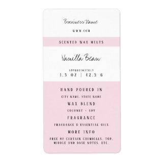 Anpassningsbar Vax Melt-etiketter Fraktsedel