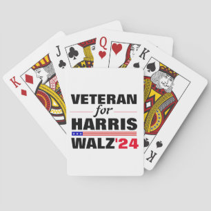 Anpassningsbar Veteraner i valet till Harris Waltz Casinokort