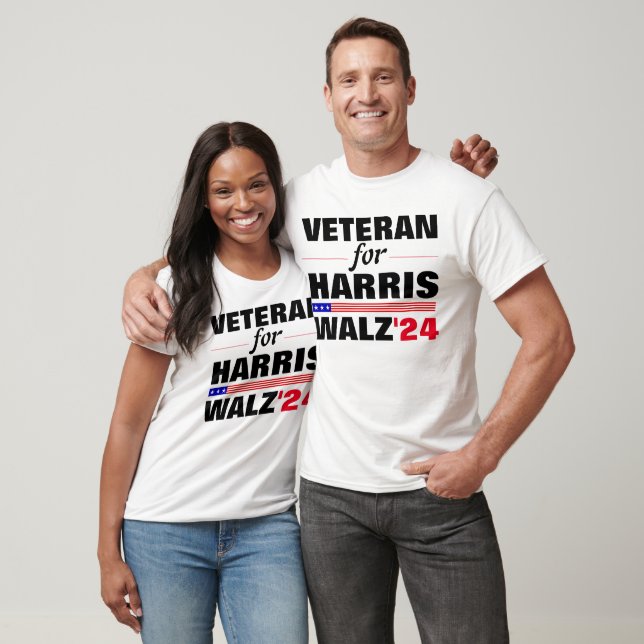 Anpassningsbar Veteraner i valet till Harris Waltz T Shirt (Unisex)