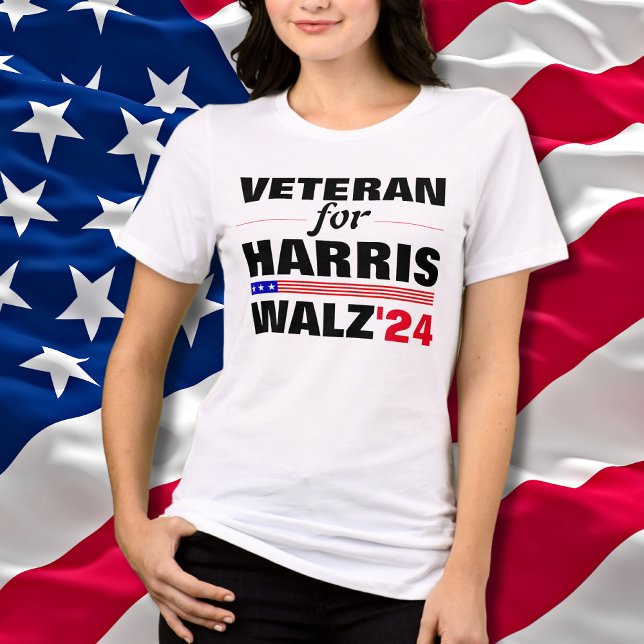 Anpassningsbar Veteraner i valet till Harris Waltz T Shirt (Skapare uppladdad)