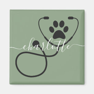 Anpassningsbar Veterinär Veterinary Tech Vet Assis Magnet