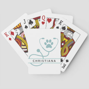 Anpassningsbar Veterinärmedicinska Professioneller Casinokort