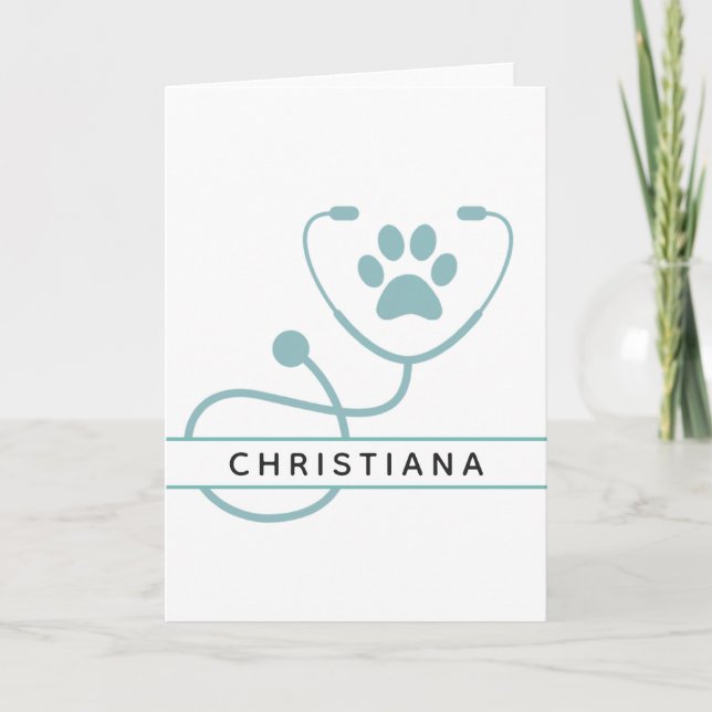 Anpassningsbar Veterinärmedicinska Professioneller Kort (Framsida)
