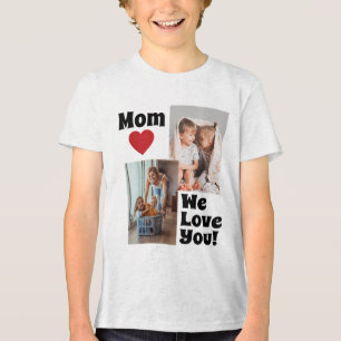 Anpassningsbar Vi Kärlek er Mamma-foto - anpassa e T Shirt
