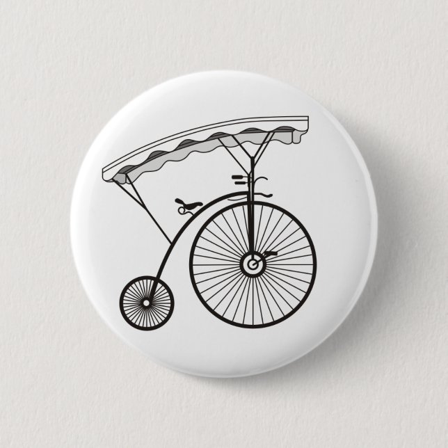 Anpassningsbar Villager Fånge Badge b&w art Knapp (Framsida)