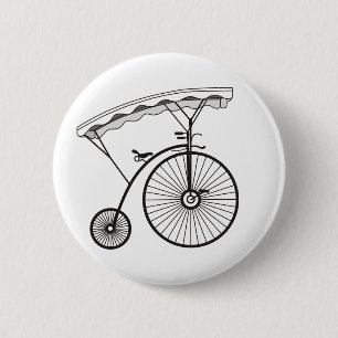 Anpassningsbar Villager Fånge Badge b&w art Knapp