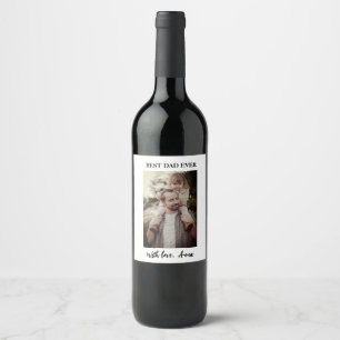 "Anpassningsbar Vin-etikettmall" Vinflaska Etikett