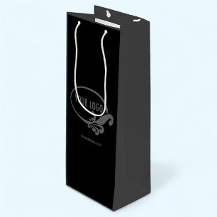 Anpassningsbar Vin Gift Bag Business Logotyp Brand