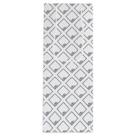 Anpassningsbar Vin Gift Bag - Logotyp Mönster