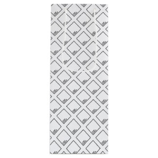 Anpassningsbar Vin Gift Bag - Logotyp Mönster