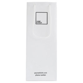 Anpassningsbar Vin Gift Bag med Logotyp