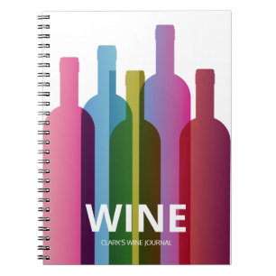 Anpassningsbar Vin Journal Anteckningsbok
