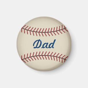 Anpassningsbar Vintage Baseball Magnet