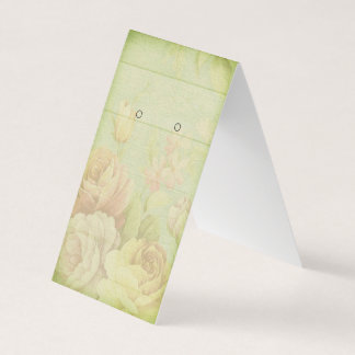 Anpassningsbar Vintage Blommigt Juelry Peace Visni Visitkort