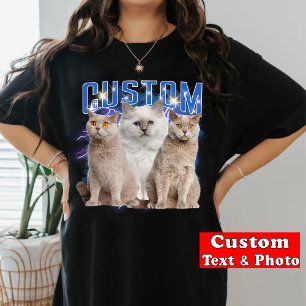 Anpassningsbar Vintage Bootleg Pet Shirt T
